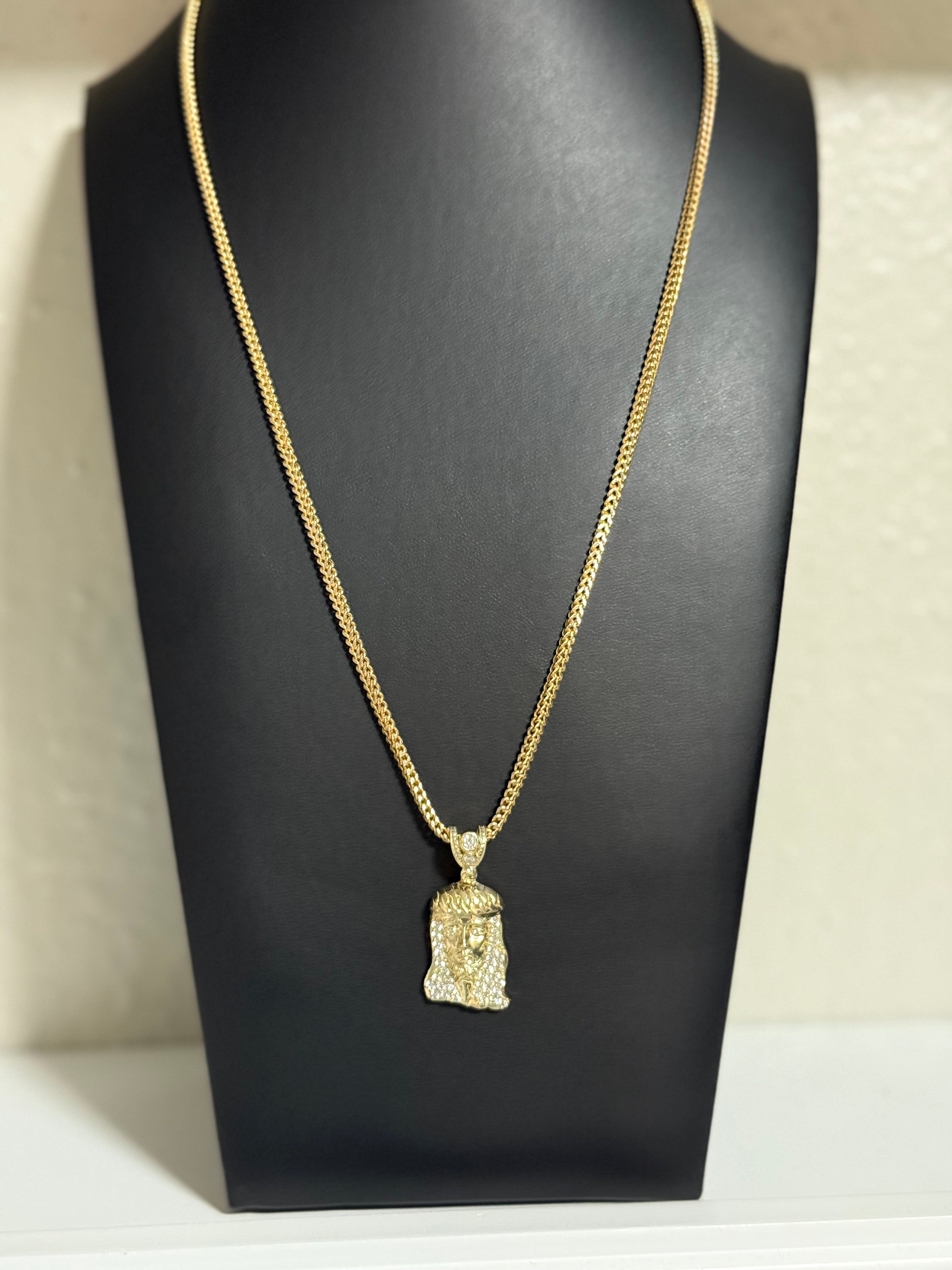 Cadena franco con dije de Jesús
