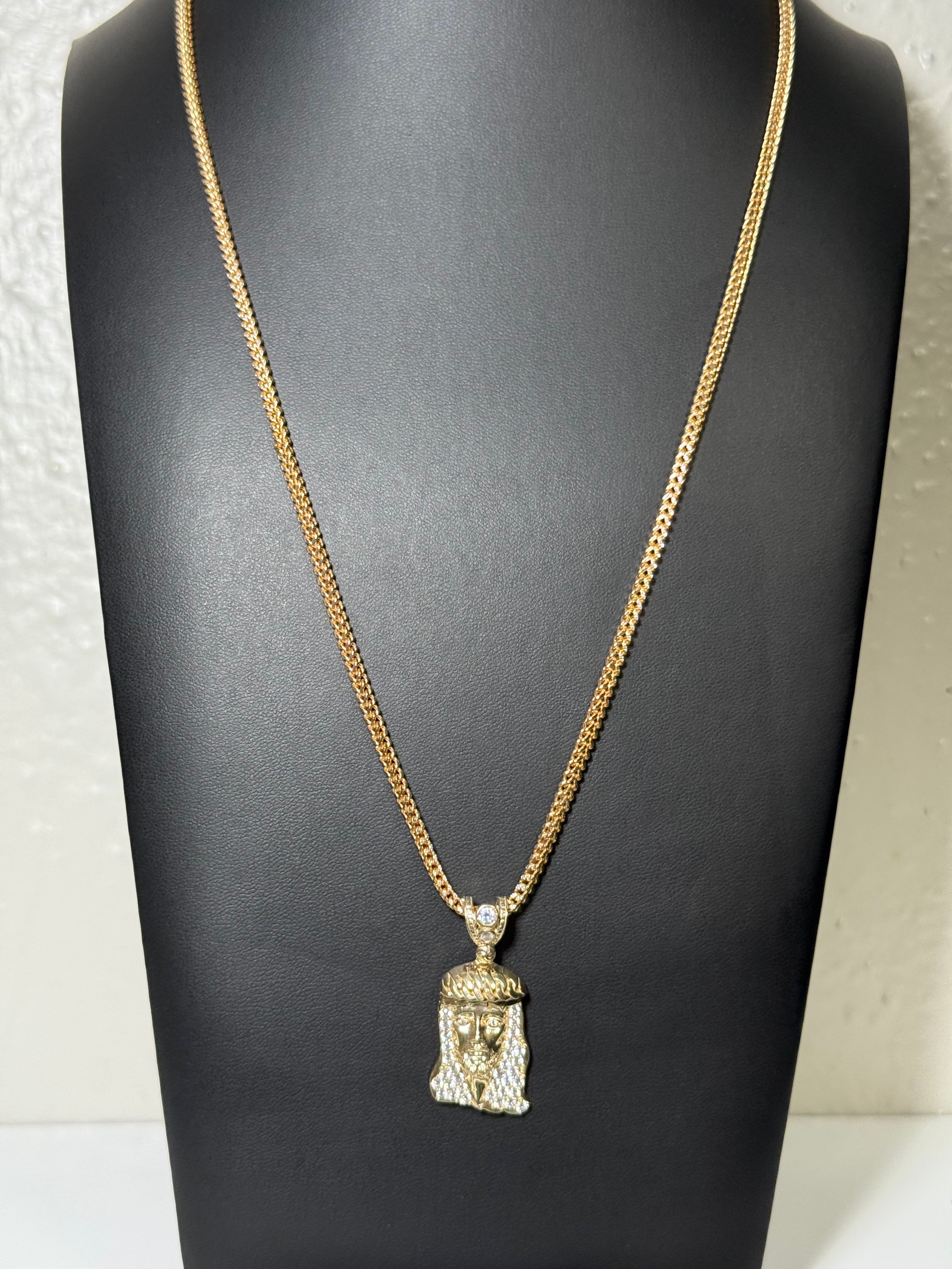 Cadena franco con dije de Jesús