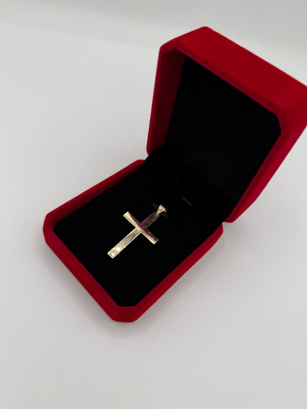 Colgante de cruz 10k