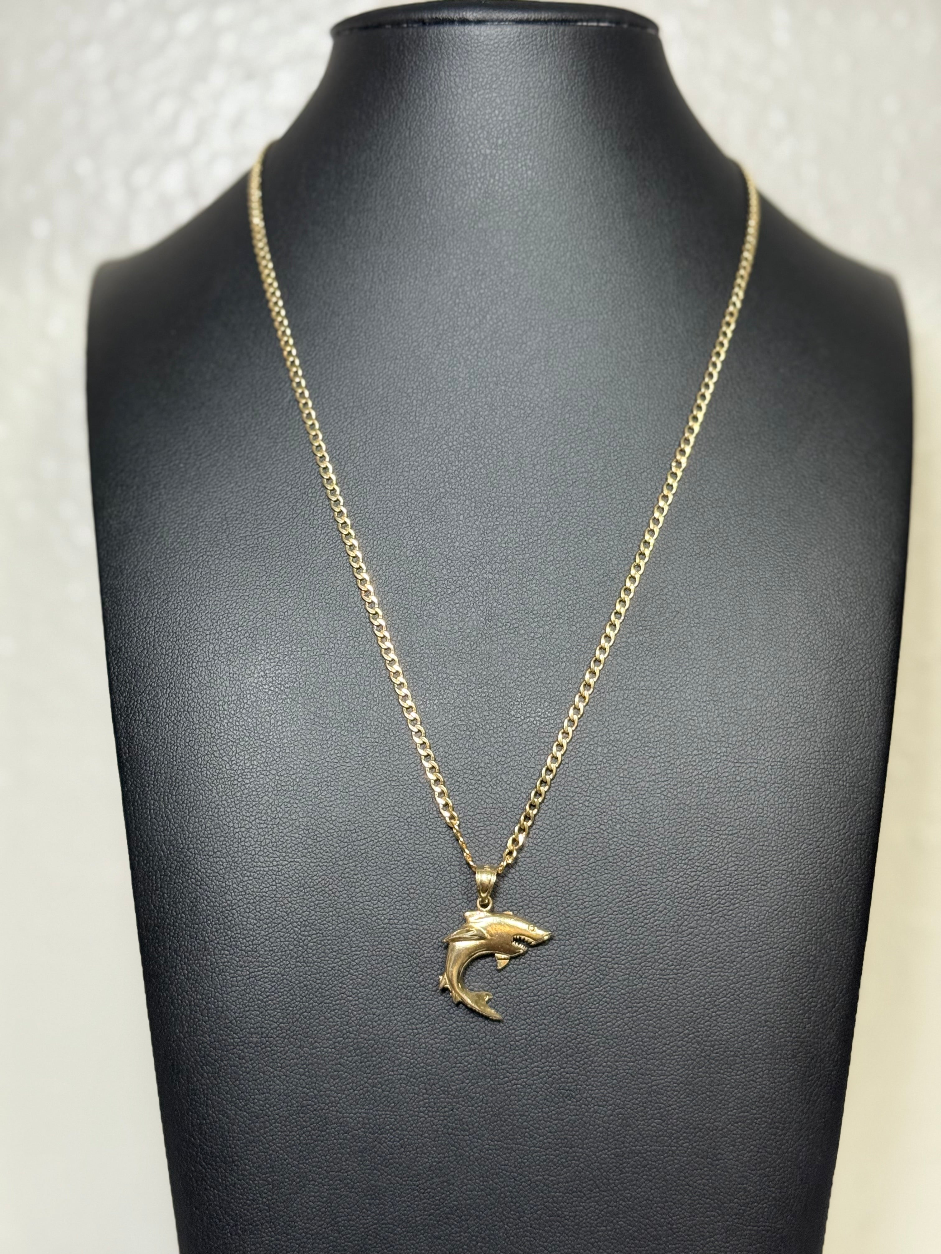 Cadena con dije de tiburón