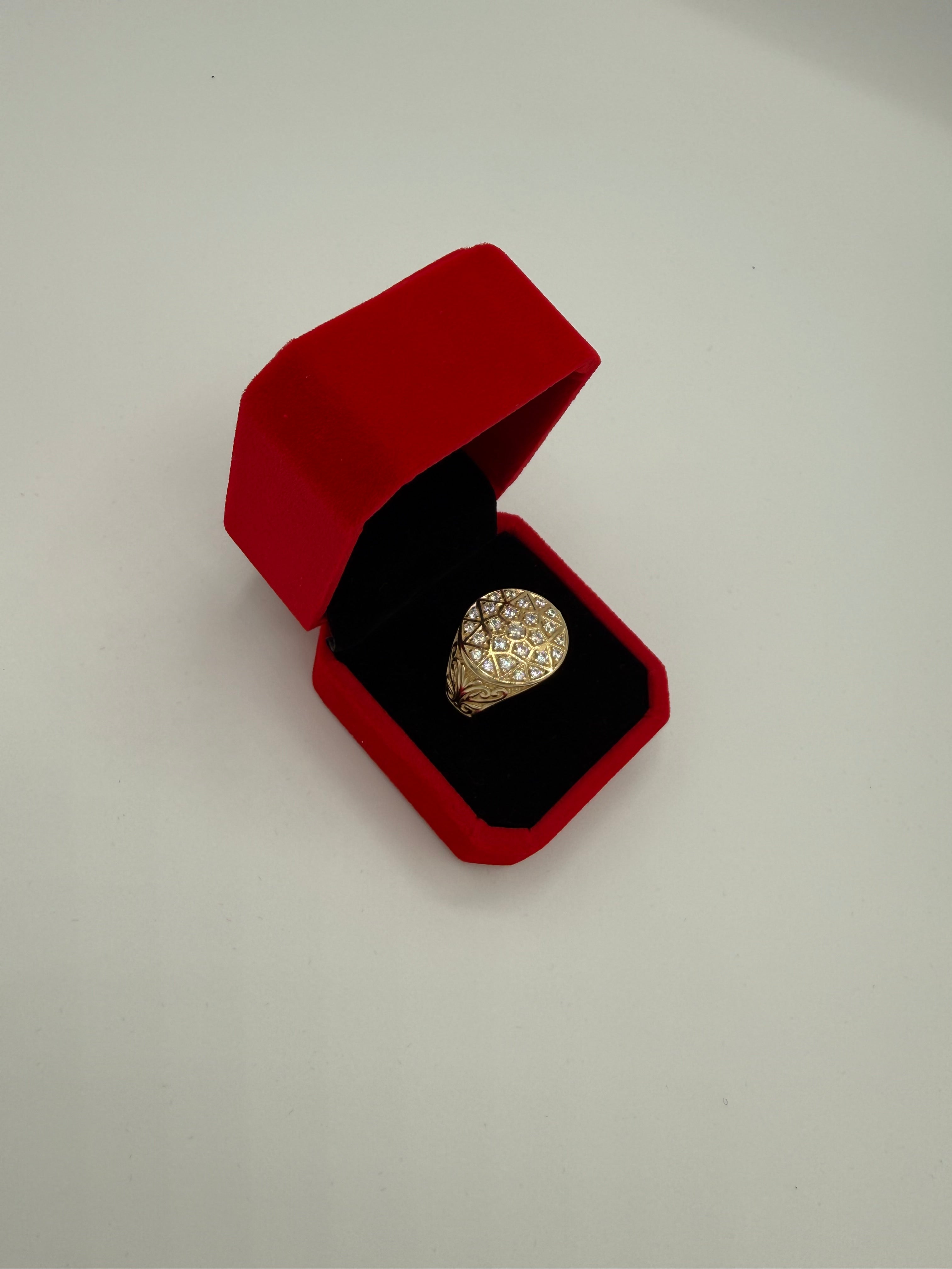 Anillo de hombre oro 10k