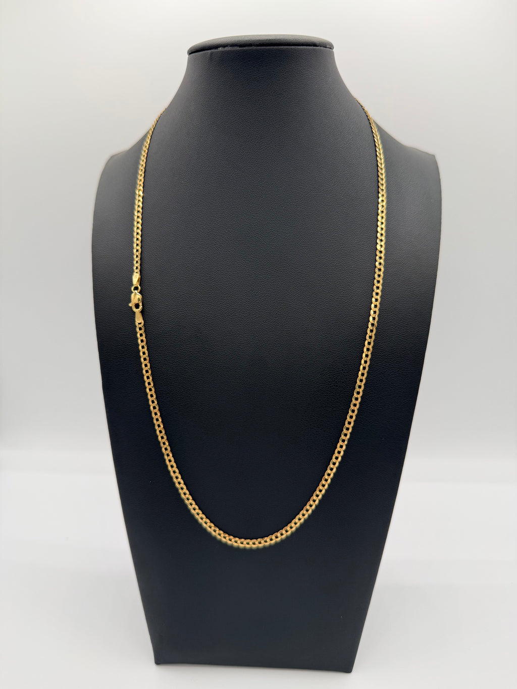 Cadena corte brillo 10k 3mm 22”