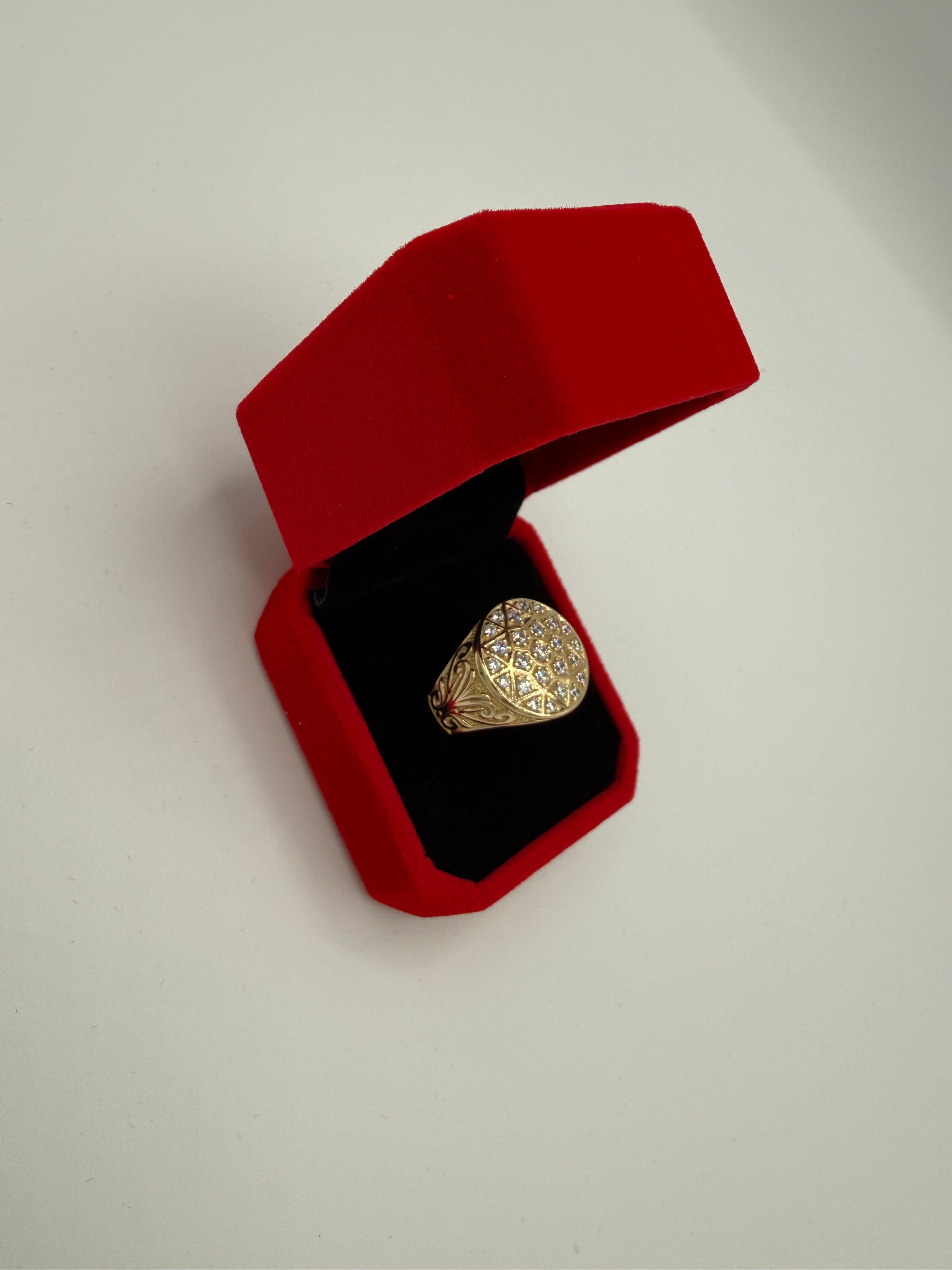 Anillo de hombre oro 10k