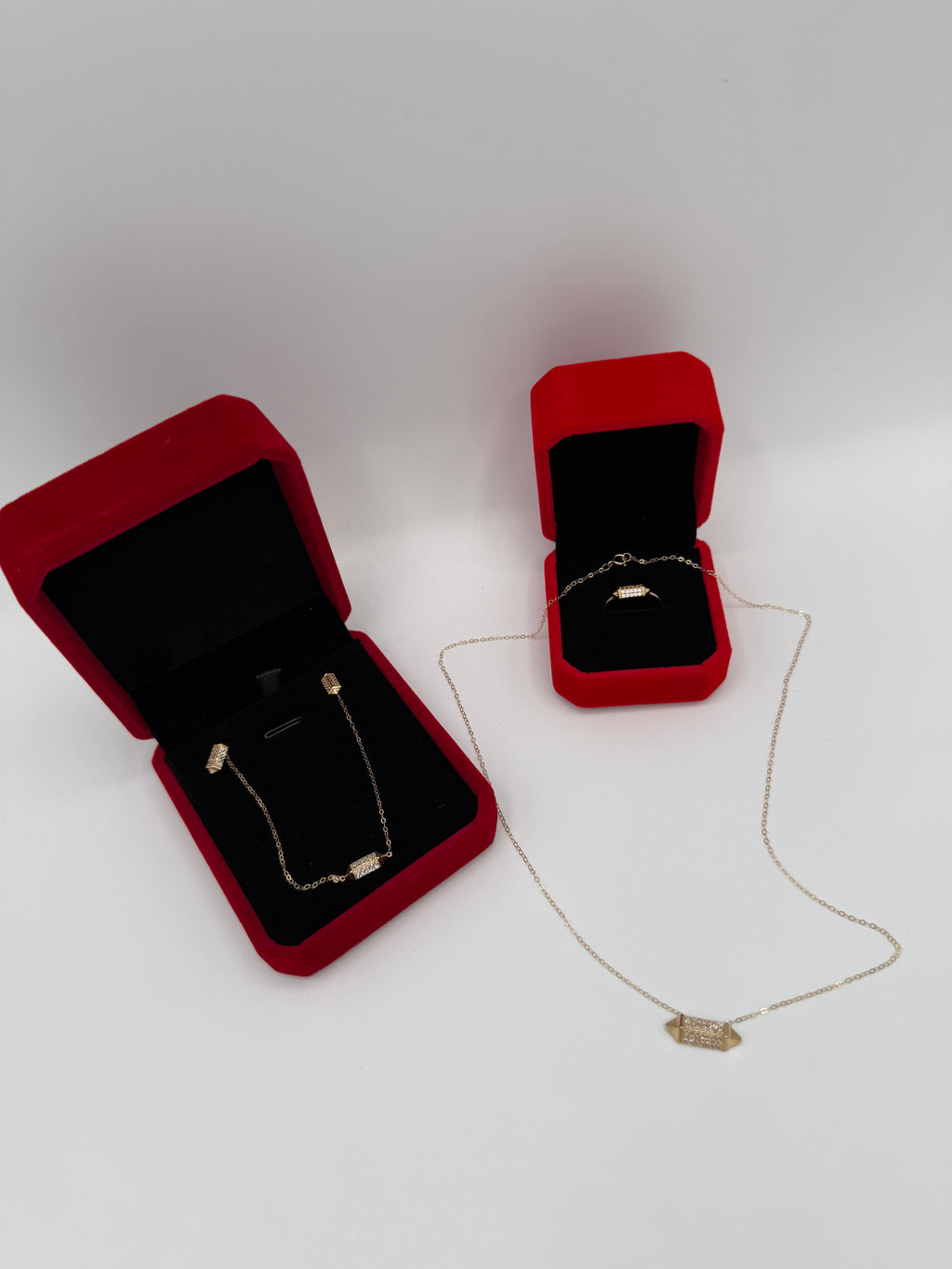 Cadena corte brillo 10k 3mm 22”