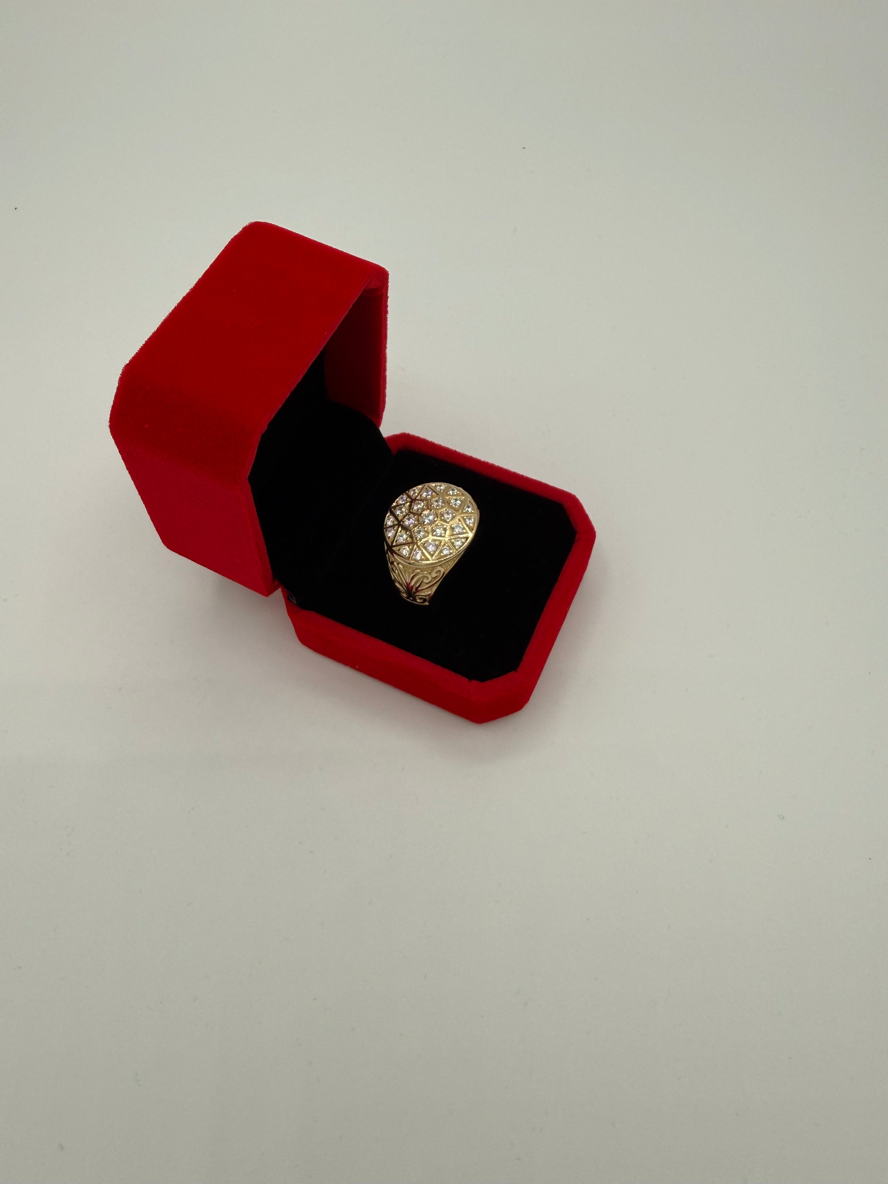 Anillo de hombre oro 10k